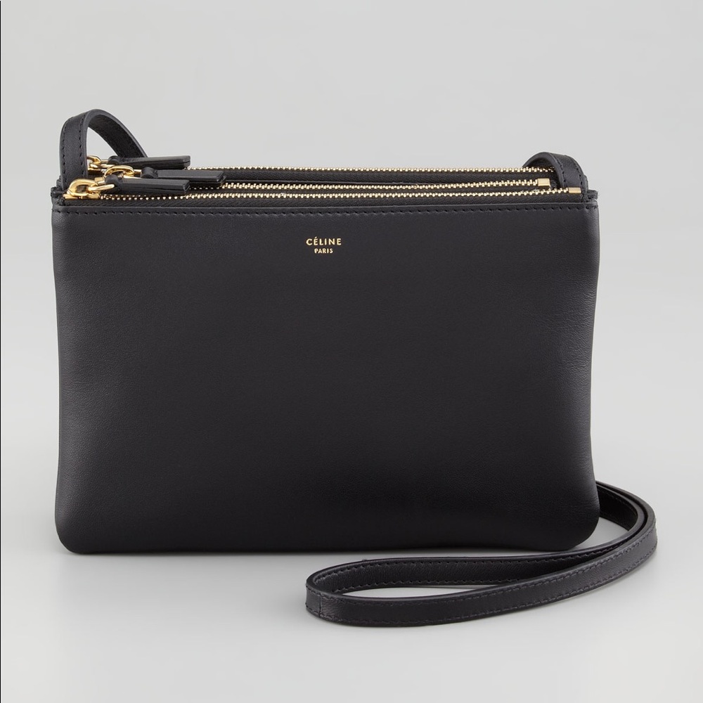 Celine Trio Crossbody Small Lambskin Bag
